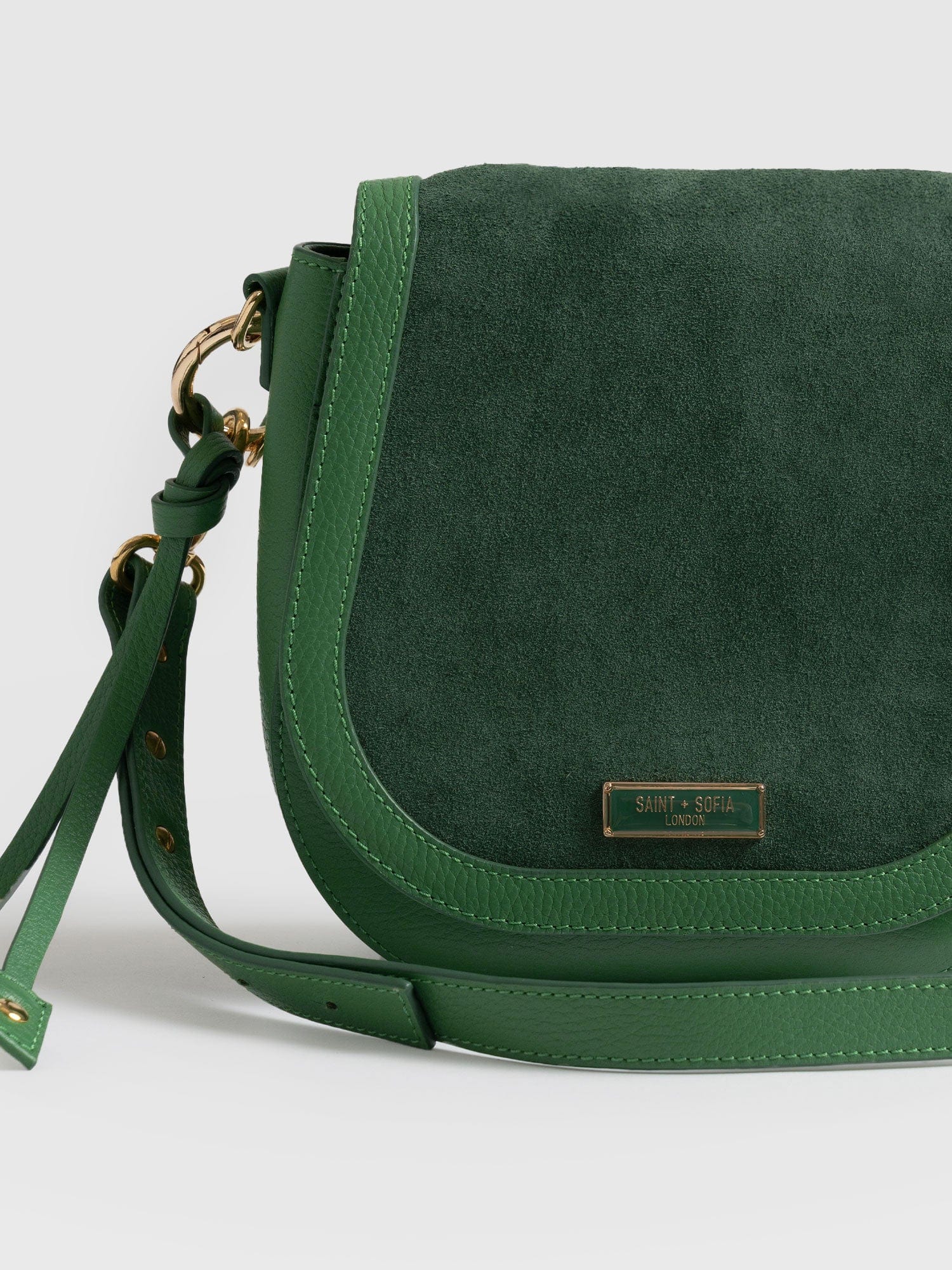 Saddle Bag Green - Women's Handbag | Saint + Sofia® USA